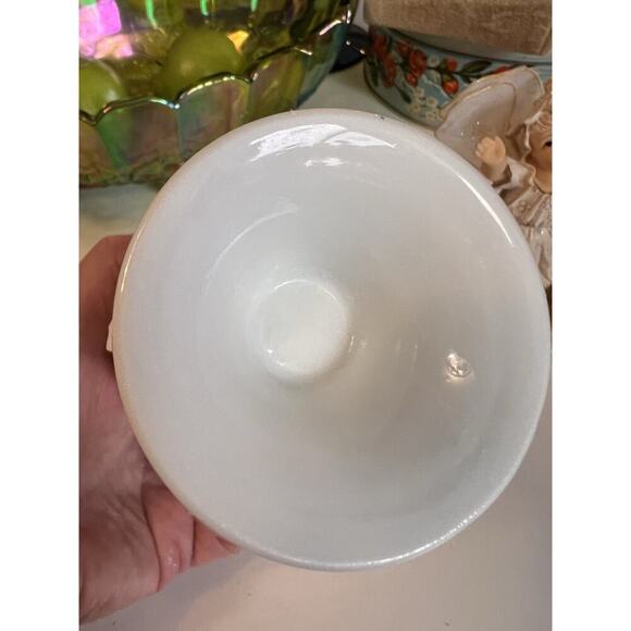 Vintage Handleless Footed Mug Vase YellowDaffodil Floral Print - Picture 4 of 4